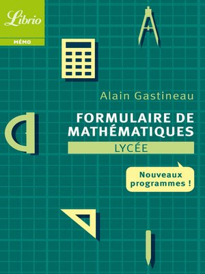 cover image of Formulaire de mathématiques